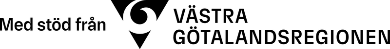 Med stöd från VGR lång logotyp bredvid svart 2